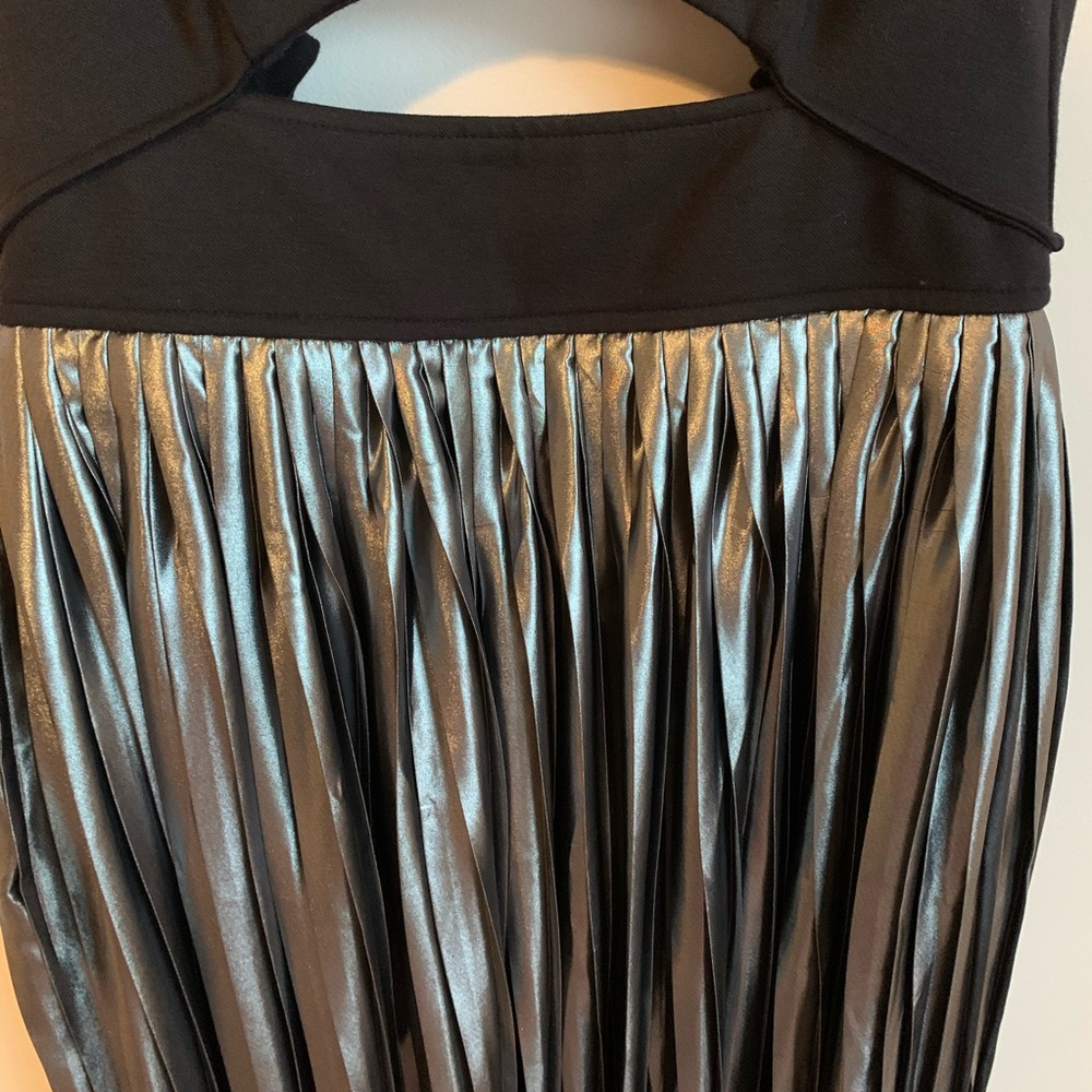 NWT Free People Black Silver Piper Dress - Picture 11 of 11